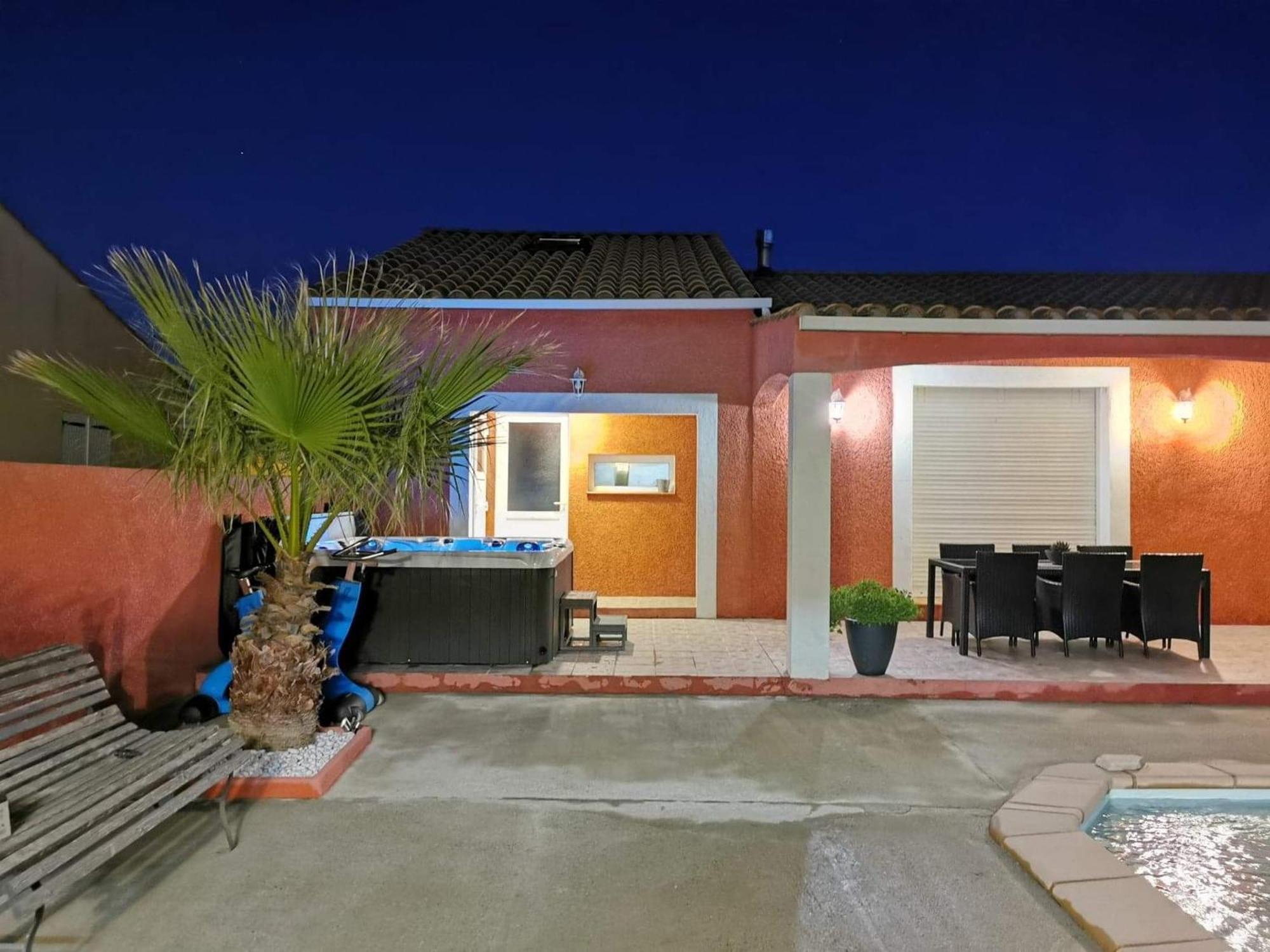 Villa Elegante A Carcassonne Avec Jardin Et Jacuzzi Ngoại thất bức ảnh