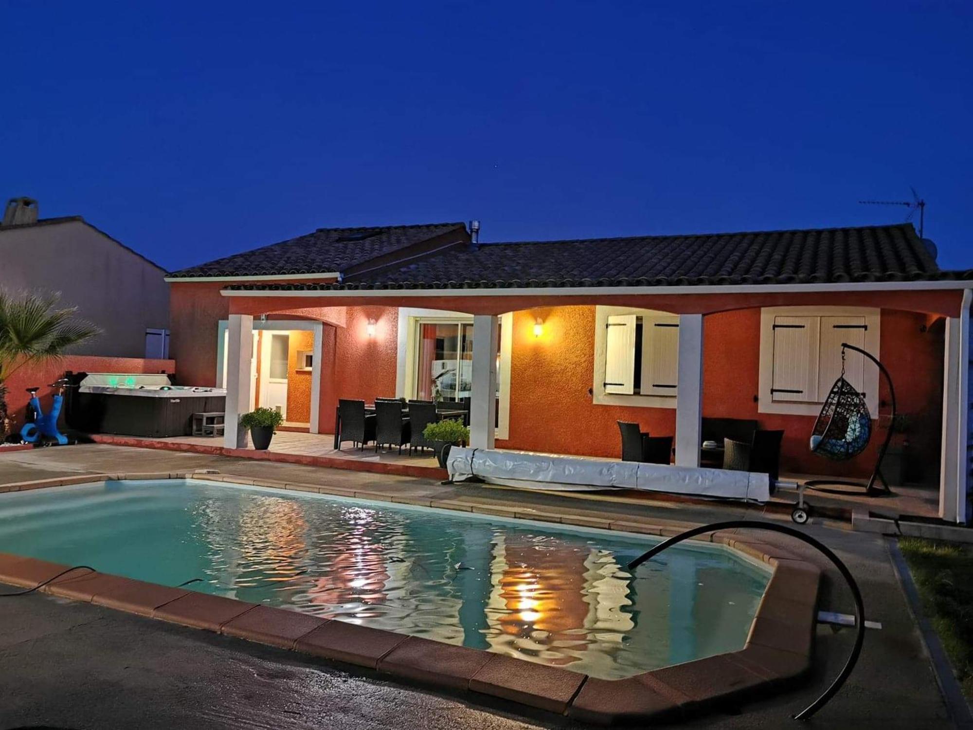 Villa Elegante A Carcassonne Avec Jardin Et Jacuzzi Ngoại thất bức ảnh